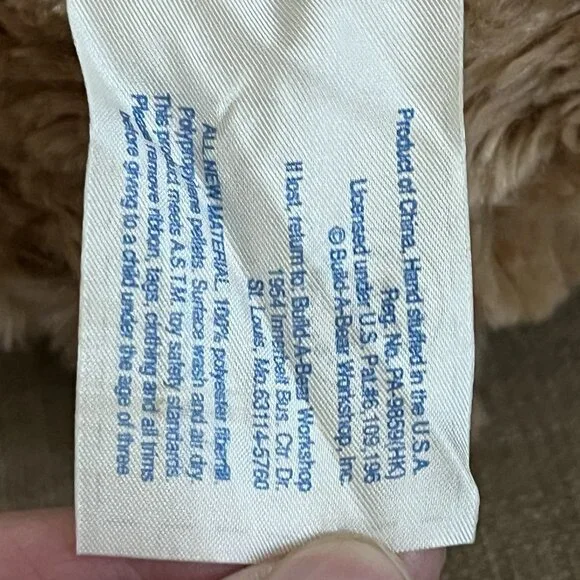 Build A Bear Big Hugs Teddy Bear Retired Stuffed Animal Soft Plush Brown 2006 - Picture 12 of 14